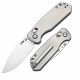 Couteau CJRB Maximal Lame Drop Point CPM-S90V Manche Titane Crossbar Lock KIVT Clip J1954GGY - Livraison Gratuite