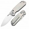 Couteau CJRB Maximal Lame Drop Point CPM-S90V Manche Titane Crossbar Lock KIVT Clip J1954GGY - Livraison Gratuite
