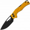 Couteau SRM Mirage Yellow 239X-GY Lame Acier Sandvik 14C28N Manche G10 Ambi-Lock KIVT SRM239XGY - Livraison Gratuite