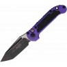 Couteau Automatique Microtech LUDT Lame Bohler M390MK Tanto Manche Alu Violet Made USA MCT11361PU - Livraison Gratuite