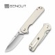 Couteau Pliant Sencut Aetheris Ivory EDC Lame Clip Point 9Cr18MoV Satinée Manche G10 Linerlock KIVT S240951 - Livraison Gratuite