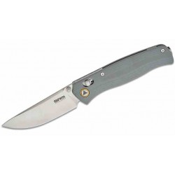 Couteau SRM Medal 255L-GK Gray Lame Acier 10Cr15CoMoV Manche G10 Ambi-Lock SRM255LGK2 - Livraison Gratuite
