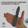 Couteau Kizer Drop Bear 2 Black Clutch Lock Lame Acier Nitro-V Manche Alu Clip Clutch Lock KIV36192KD2 - Livraison Gratuite