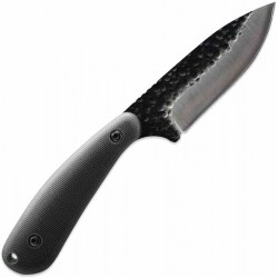 Couteau Skallywag Fireside Black Lame Acier 420 Martelé Manche Fibre Nylon Étui Nylon SKW17031 - Livraison Gratuite