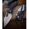 Couteau Automatique Microtech Stitch 169-10 Lame Wharncliffe M390 Manche Alu Noir Fabriqué aux USA MCT16910 - Livraison Gratuite