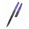 Couteau BESTECHMAN Lanza Black&Purple Lame Acier 14C28N Manche G10 Liner Lock Clip BTKMK14E - Livraison Gratuite