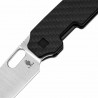 Couteau Kizer Varatas Lame Acier Nitro V Satin Manche G10 FCarbone Liner Lock KIV3637A2 - Livraison Gratuite