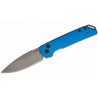 Couteau Automatique Kershaw Launch Iridium Lame Acier CPM-MagnaCut Manche Alu Bleu Made USA KS7038BLU - Livraison Gratuite