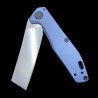 Couteau Gerber Fastball Lame Cleaver Acier CPM-20CV Manche Alu Urban Blue USA G1837 - Livraison Gratuite