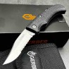Couteau Gerber GatorMate Lame Clip Point Acier 440 Manche Kraton Etui Nylon USA Lockback G6151G - Livraison Gratuite