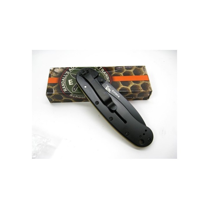 Couteau ESEE Avispa Desert Tan Blade Acier AUS-8 Manche FRN Frame Lock BRK1301DTB - Livraison Gratuite