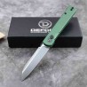 Couteau Defcon Operator Lame Tanto Reverse Acier 14C28N Manche Alu OD Green TD013OD - Livraison Gratuite