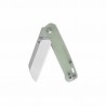 Couteau QSP Penguin V2 Sheepfoot Acier D2 Manche G10 Jade Sécurité Liner Lock QS130V2G1 - Livraison Gratuite
