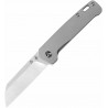 Couteau QSP Penguin Sheepfoot Acier 154CM Manche Titane Sécurité Liner Lock QS130P - Livraison Gratuite