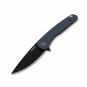 Couteau Eikonic Dromas Liner Lock Lame Acier D2 Stonewash Noire Manche G10 Blue/Gray IKVT EKC440BGY - Livraison Gratuite