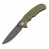 Couteau Artisan Cutlery Tradition Lame Drop Point Acier D2 Manche G10 Vert Linerlock IKBS ATZ1702PBGN - Livraison Gratuite