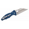 Couteau Spyderco Yojimbo 2 Lame Wharncliffe Acier CPM SPY27 Manche G10 Bleu Compression Lock USA SC85GPCBL2 - Livraison Gratuite