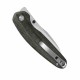 Couteau Kizer Meteora Lame Drop Point Acier Nitro-V Manche Micarta Noir Liner Lock KIV3730A1 - Livraison Gratuite