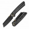 Couteau Kizer Madrac Lame Cleaver Acier Nitro-V Black Manche Micarta Noir Clutch Lock KIV3693A1 - Livraison Gratuite