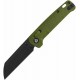 Couteau QSP Penguin Glyde Lock Lame Sheepfoot Acier 14C28N Manche FRN Vert Crossbar QS130GLB2 - Livraison Gratuite