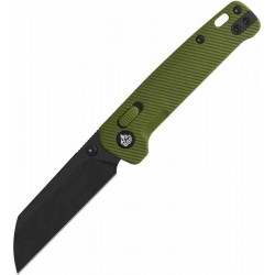 Couteau QSP Penguin Glyde Lock Lame Sheepfoot Acier 14C28N Manche FRN Vert Crossbar QS130GLB2 - Livraison Gratuite
