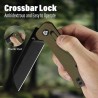 Couteau QSP Penguin Glyde Lock Lame Sheepfoot Acier 14C28N Manche FRN Khaki Crossbar QS130GLC2 - Livraison Gratuite