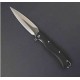 Couteau Daggerr Knives Vendetta Lame Dagger Acier VG10 Manche G-10/Acier Frame Lock Clip DGRVDBKST - Livraison Gratuite