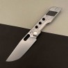 Couteau Artisan Cutlery Beest Lame Acier S35VN SW Manche Titane/Fibre Carbone Frame Lock ATZ1878GGY - Livraison Gratuite