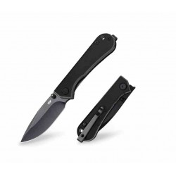 Couteau NUKNIVES Kumpanter Lame Acier Outil D2 Black Manche G10 Noir Liner Lock NUKS131008 - Livraison Gratuite