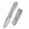 Couteau NUKNIVES Kumpanter Lame Acier D2 Manche G10 Jade Liner Lock NUKS131005 - Livraison Gratuite
