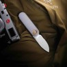 Couteau Vosteed Corgi V Vanchor Lock Lame Drop Point Acier 14C28N Manche Alu Gris EDC VOSA3703 - Livraison Gratuite