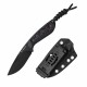 Couteau Kizer Buddy Lame Drop Point Acier 4V Manche Fat Carbon Purple Etui Kydex KI1081A10 - Livraison Gratuite