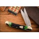 Couteau Rough Ryder Bluegill Copperhead Lames Acier 440 Satin Manche Os Jigged Bleu & Vert Slipjoint RR2633 - Livraison Gratuite