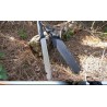Couteau Machette Camillus Carnivore Lame Acier 420 Titane Sawback & Guthook Manche & Etui ABS CM19818002 - Livraison Gratuite