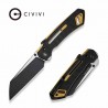 Couteau Civivi Buster FG Lame Acier Nitro-V Black Manche G10 Noir Superlock IKBS CIVC240521 - Livraison Gratuite