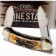 Couteau Rough Ryder Bow Canoe Cinnamon Bone Stag 2 Lames Acier Carbone Manche Corne de Daim RR2428 - Livraison Gratuite