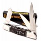 Couteau Browning Triple Edge Traditional Lames Acier Inox Poignée Os Slipjoint BR0159 - Livraison Gratuite