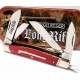 Couteau Pliant Rough Ryder Congress Long Rifle Red Smooth Bone Lames Acier 440 Manche Os Slipjoint RR2617 - Livraison Gratuite