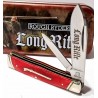 Couteau Rough Ryder Long Rifle Gunstock Red Lames Acier 440 Manche Os Slipjoint RR2621 - Livraison Gratuite