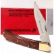 Couteau Winchester Large Wood Lame Acier Inox Poignée Bois Lockback Clip WN6220020W- Livraison Gratuite