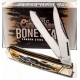 Couteau Rough Ryder Trapper Cinnamon Bone Stag 2 Lames Acier Carbone Poignée Os Cerfé Slipjoint RR2420 - Livraison Gratuite