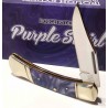 Couteau Pliant Rough Ryder Purple Swirl Lame Acier 440 Manche Polymère Lockback RR2149 - Livraison Gratuite