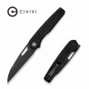 Couteau CIVIVI Guile Black Lame Acier 14C28N Manche G10 Liner Lock KIVT CIVC24062B1 - Livraison Gratuite
