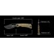 Couteau Kubey Gurkha Lame Acier 14C28N Manche Ultem Liner Lock KIVT KUB397D - Livraison Gratuite