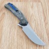 Couteau Reate PL-7 Pivot Lock Lame Acier Nitro-V Manche Micarta Green/Black KIVT REA192 - Livraison Gratuite
