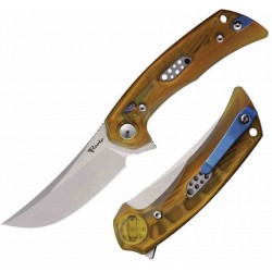 Couteau Reate PL-7 Pivot Lock Lame Acier Nitro-V Manche Ultem KIVT REA194 - Livraison Gratuite