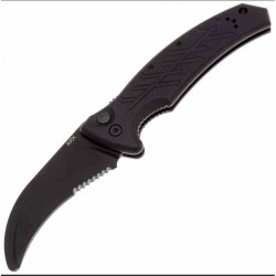 Couteau Automatique Ontario OKC Rescue Knife Lame Acier 154CM Poignée en Aluminium USA Button Lock ON8739 - Livraison Gratuite