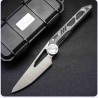 Couteau Stedemon NOC Knives DG-04 Black Lame Acier 440C Manche G10 Linerlock IKBS STEDG0401 - Livraison Gratuite