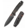 Couteau TRIVISA Dragonfly-Y Lame Acier 14C28N Manche Copper Axis Lock KIBS TVJM03CU14 - Livraison Gratuite