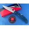 Couteau Spyderco Stretch 2 XL Lightweight Lame Acier CPM-SPY27 Manche FRN Lockback Made Japan SC258PCBL - Livraison Gratuite